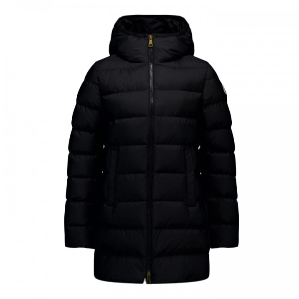 ◆키즈◆25FW 여성 바엔드 BAREND 로고 패치 패딩자켓 블랙 1C000 03 53A5E 999
