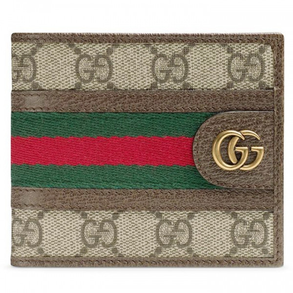 ◆당일◆24FW GG 오피디아 폴드 반지갑 베이지 597606 96IWT 8745