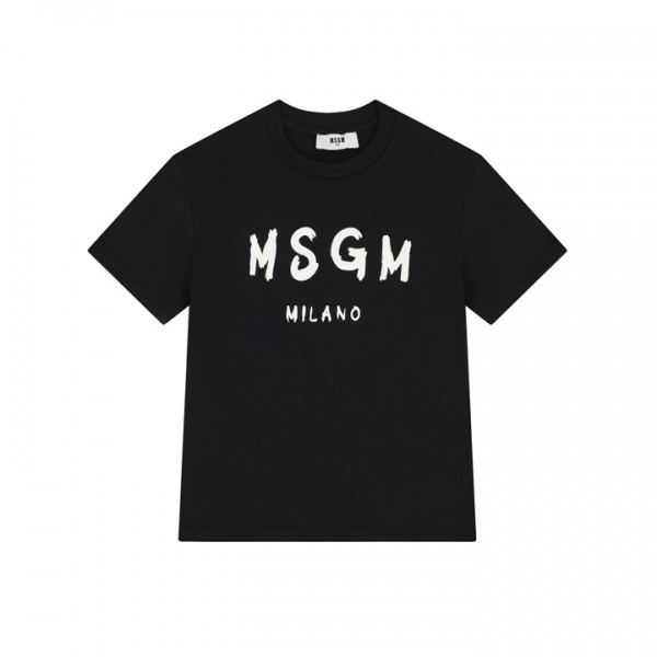 ◆키즈◆여성 저지 티셔츠 블랙 S6MSJUTH001 110