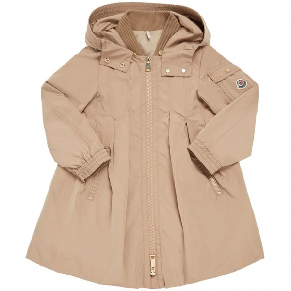 ◆키즈◆24SS 키즈 ARILD 로고패치 후드 롱 자켓 베이지 1C000 11 5979X 202