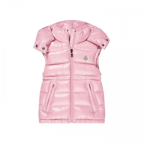 ◆키즈◆24FW 키즈 ANIA 로고 패치 패딩자켓 핑크 1A000 81 68950 523