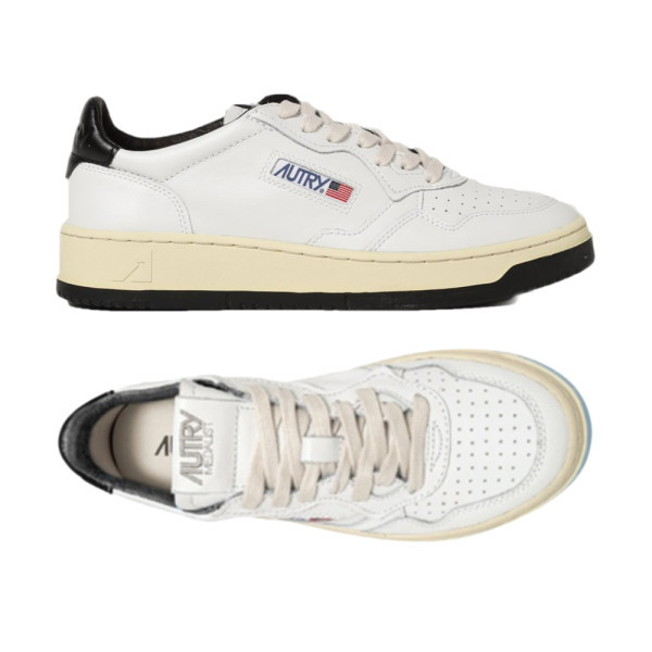 26SS 메달리스트 빈티지 로우탑 스니커즈 화이트/블랙 AULM BB43