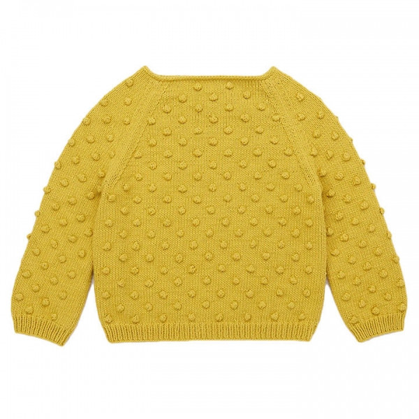 ◆키즈◆25SS 키즈 팝콘 니트 옐로우 K1035S25 703