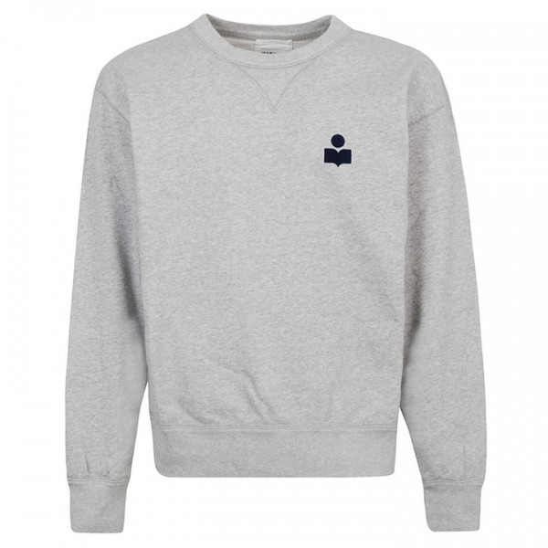 ◆당일◆24FW 마이크 MIKE 벨벳 로고 맨투맨 그레이 SW0030HA B1M18H GYMD