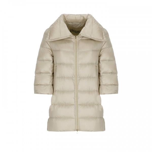 ◆당일◆26SS 클레오페 CLEOFE 숏 슬리브 미디움 패딩 베이지 PI0001DIC 12017Z 1985