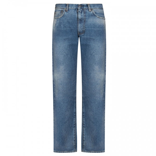 ◆당일◆25FW 백 스티치 워싱 데님진 블루 S29LA0094 S30561 984