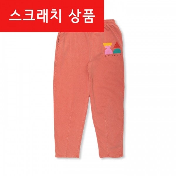 ◆스크래치◆키즈 퍼니 프렌즈 프린팅 트레이닝 팬츠 레드 223AC070 810