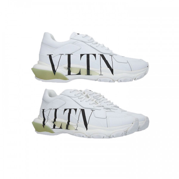 ◆15주년◆VLTN 바운스 로우탑 스니커즈 화이트 UY0S0B21 RKW A01