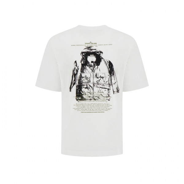 ◆당일◆26SS 백 로고 티셔츠 화이트 L1S15 2100023 S0091 V0001