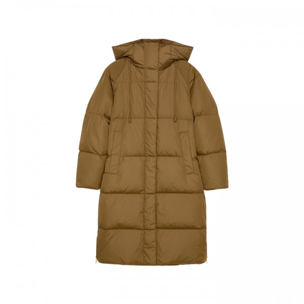 ◆당일◆25FW 뉴벰보 NEWBEMBO 사이드집업 후드패딩 점퍼 브라운 2525496072 009