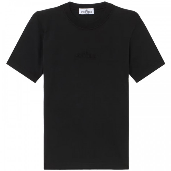 ◆키즈◆25SS 여성 로고 자수 티셔츠 블랙 K1S16 2100007 S0050 V0029