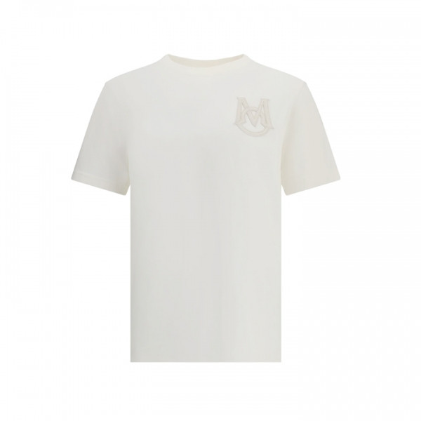 ◆당일◆25FW 로고 패치 티셔츠 화이트 8C000 34 8390T 032