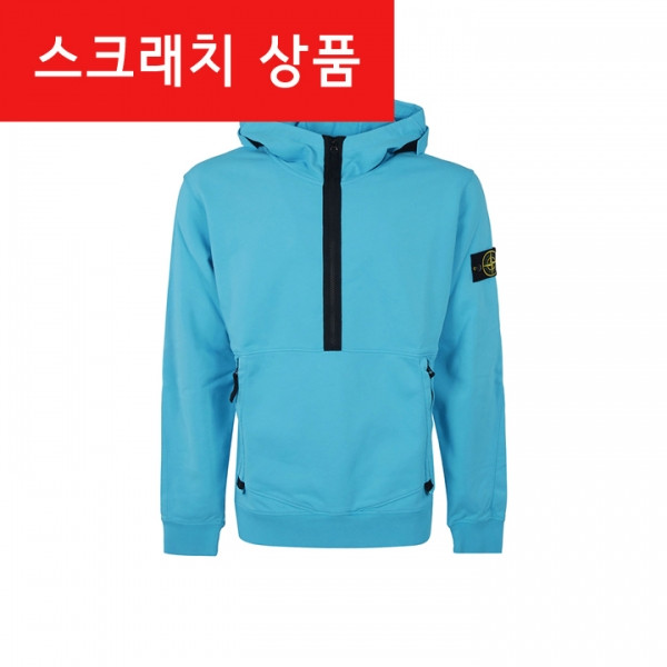◆스크래치◆와펜 후드 반집업 아쿠아블루 741560451 V0042