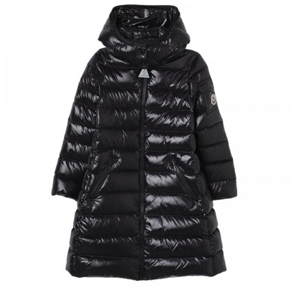 ◆키즈◆25SS 키즈 MOKA 로고 패치 패딩자켓 블랙 1C501 10 68950 999