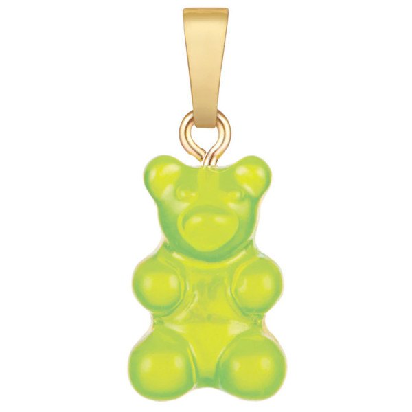 ◆당일◆22FW 노스탤지어 베어 펜던트 라임 NOSTALGIABEAR CLA LIME