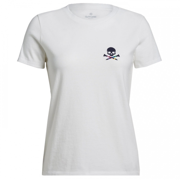 ◆당일◆22FW 스컬 TS 로고 티셔츠 화이트 G4LF22K171 SNO