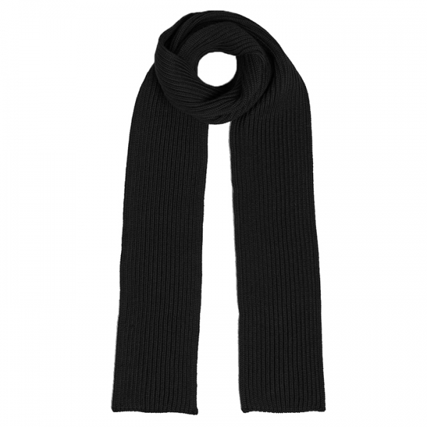 ◆당일◆23FW 골지 울 머플러 블랙 SCARF BLACK