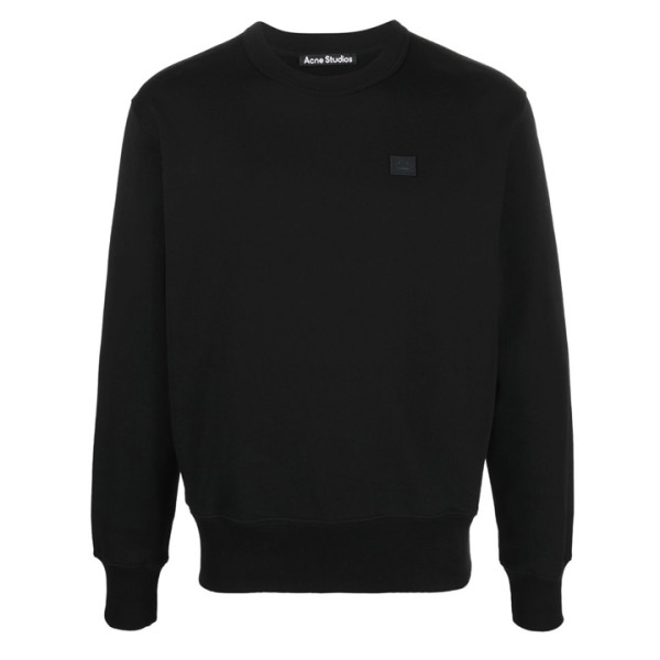 ◆당일◆23FW 페이스 패치 크루넥 맨투맨 블랙 CI0114 900