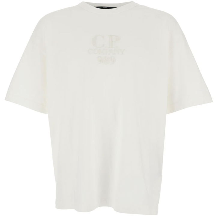 ◆당일◆25SS 로고 자수 티셔츠 화이트 18CMTS284A 005697G 103