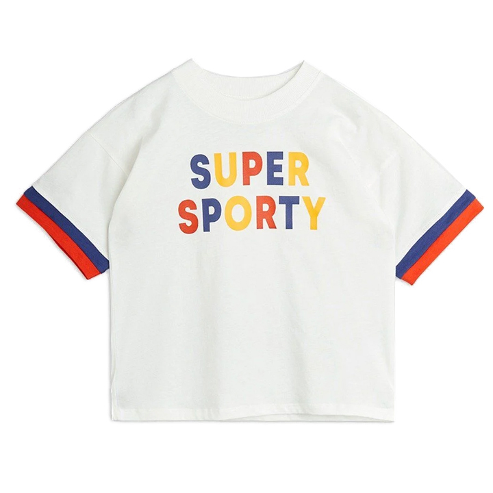 ◆키즈◆24SS 키즈 슈퍼 스포티 프린팅 티셔츠 화이트 24220117 11