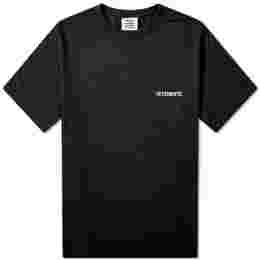 ◆12주년◆로고 프린팅 티셔츠 블랙 UAH21TR501 BLACK