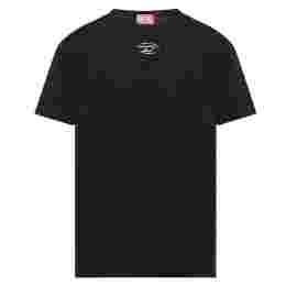 ◆당일◆24SS T-JUST OD 메탈 로고 티셔츠 블랙 A09864 0HERS 9XX