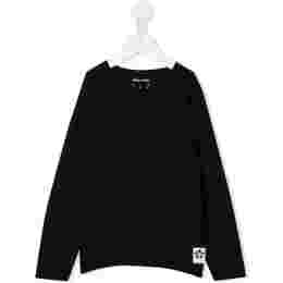 ◆키즈◆22FW 키즈 팬더 패치 롱슬리브 티셔츠 블랙 10000078 99