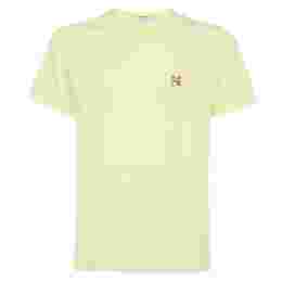◆당일◆23SS 로고 패치 티셔츠 라이트 옐로우 IM00111KJ0008 P720