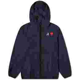 ◆당일◆23FW X K-WAY 레드 와펜 바람막이 자켓 네이비 AZ-J501-051-1