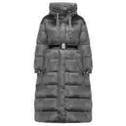 ◆당일◆23FW 스페이스파 SPACEPAR 벨티드 롱 패딩 자켓 그레이 2394960736 001
