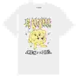 ◆당일◆23FW 옐로우 버니 프린팅 티셔츠 화이트 T3637 151