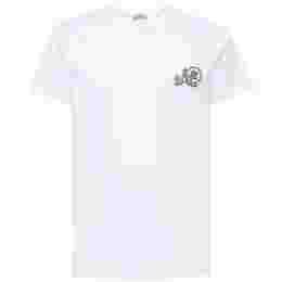 ◆당일◆25SS 더블 로고 패치 티셔츠 화이트 8C000 76 8390Y 001