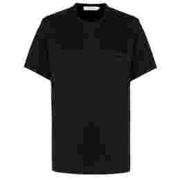 ◆당일◆24SS 폭스 패치 포켓 티셔츠 블랙 HM00125KJ0008 P199