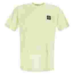 ◆당일◆23FW 로고 패치 티셔츠 라이트그린 101524113 V0052