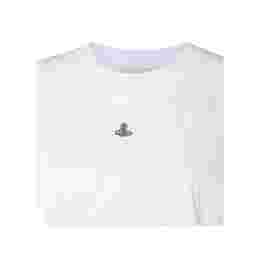 ◆당일◆24SS 로고 자수 크롭 티셔츠 화이트 1G01000A J004A A401