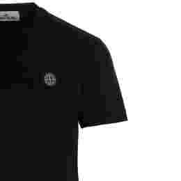 ◆당일◆23FW 로고 패치 티셔츠 블랙 101524113 A0029