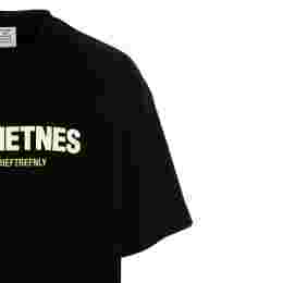 ◆당일◆24SS 네온 로고 프린팅 티셔츠 블랙 UE52TR170B BLACK