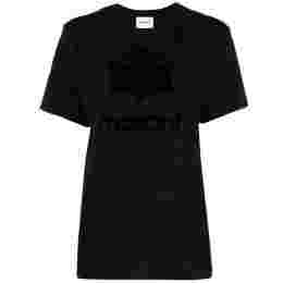 ◆당일◆23FW 쥬얼 ZEWEL 로고 린넨 티셔츠 블랙 TS0001FA A1N09E 01BK