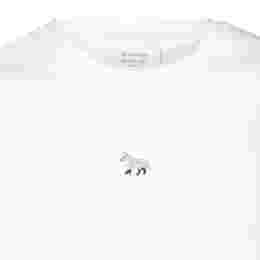 ◆당일◆25SS 베이비 폭스 패치 크롭 티셔츠 화이트 OW00104KJ0008 P100