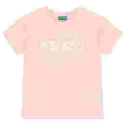 ◆키즈◆24SS 키즈 로고 프린트 티셔츠 라이트핑크 K60251 46T