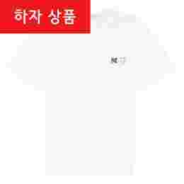◆하자◆폭스 더블 헤드 패치 티셔츠 화이트 IU00122KJ0008 P100