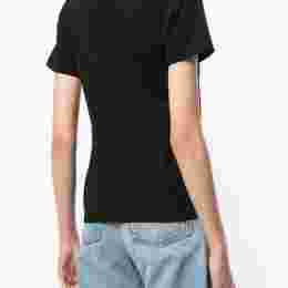 ◆당일◆22SS 여성 골드 하트 와펜 패치 티셔츠 블랙 AZ-T215-051-1