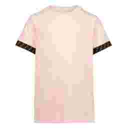 ◆키즈◆23SS 키즈 FF 로고 디테일 티셔츠 핑크 JUI018 7AJ F16WG