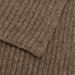 ◆당일◆23FW 골지 울 숏 머플러 네추럴토프 SHORT SCARF NATURAL TAUPE