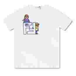 ◆키즈◆23SS 여성 로고 프린팅 티셔츠 화이트 JUI123 7AJ F0TU9