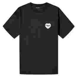 ◆당일◆24SS 하트 로고 백 프린팅 티셔츠 블랙 I033116 0D206