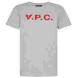◆당일◆24SS VPC 벨벳 로고 티셔츠 그레이 COEZB F26140 PLB