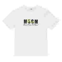 ◆키즈◆24SS 여성 로고 프린팅 티셔츠 화이트 S4MSJGTH283 001