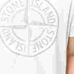 ◆당일◆22SS 컴퍼스 로고 프린팅 티셔츠 라이트그레이 76152NS93 V0003