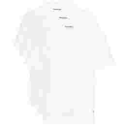 ◆당일◆23SS 여성 로고 패치 3팩 티셔츠 화이트 J40GC0001 J45048 100